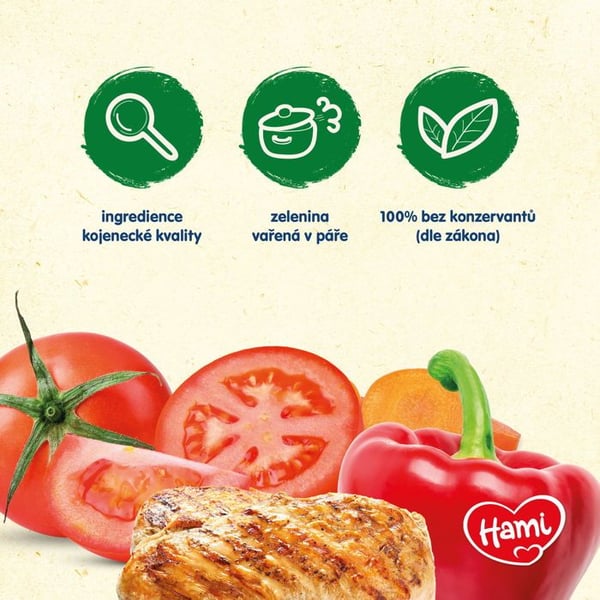 Hami Ratatouille med grönsaker och kyckling 6×250 g