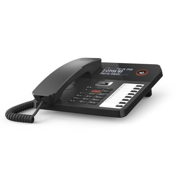 Telefon med sladd - Gigaset - 800A - Nummerpresentation - Vit