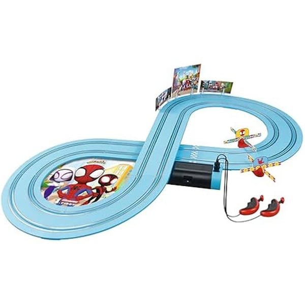 Spidey racingbana - Det är Spidey-tid!, Längd 2,4 m, Bilskala 1/50, Carrera First, Från 3 år
