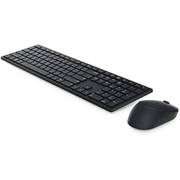 Trådløst Tastatur - DELL - KM5221W - QWERTY US International - Sort - Trådløs RF