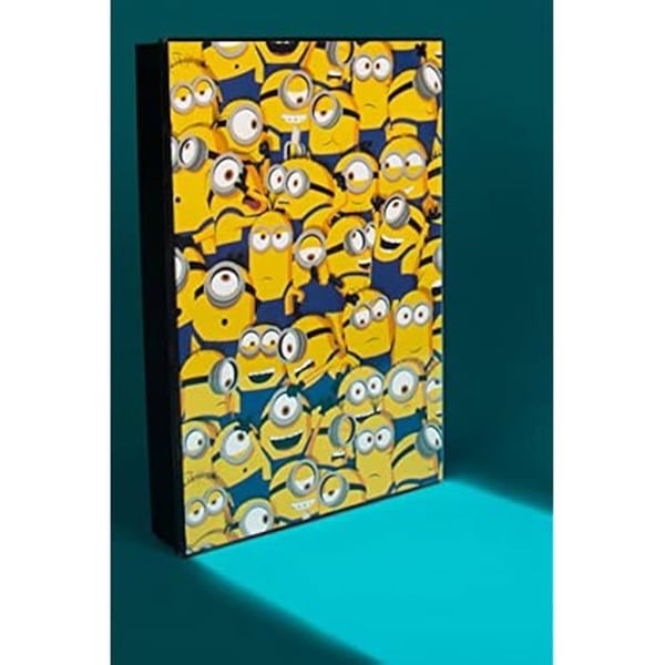 Minions Stämningslampa med inkluderad kabel A4-format Officiellt licensierad produkt Minions