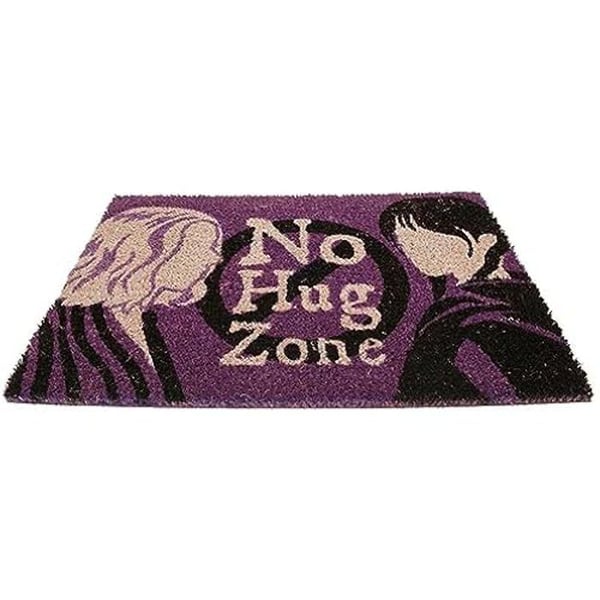 Tapis Pyramid International Onsdag Ingen Kramzon 40 x 60 cm - Kokosfibrer matta - Rektangulär - Svart