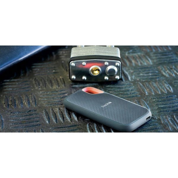 Extern bärbar SSD - SANDISK - Extreme Portable V2 Svart - 4 To - Bärbar - USB 3.2 Gen 2
