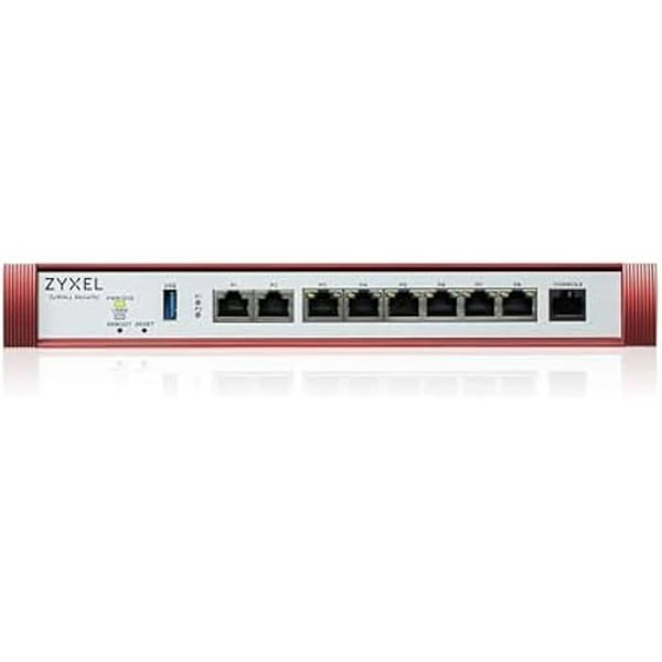 Zyxel USG FLEX200 H-serien, brugerdefinerbare porte med 2 x 2,5G og 6 x 1G, USB (kun enhed)