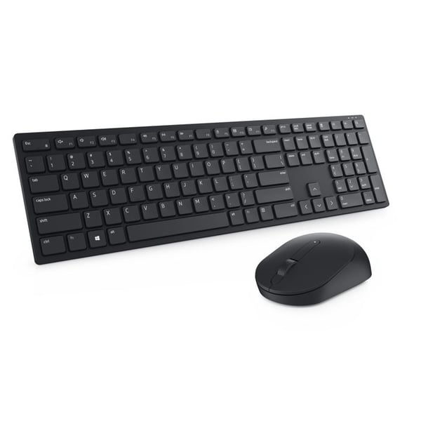 Trådløst Tastatur - DELL - KM5221W - QWERTY US International - Sort - Trådløs RF