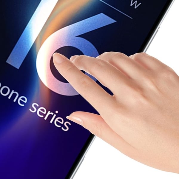 Hybridglas - 3MK - FlexibleGlass - iPhone 16 Pro Max - Svart - Optimal skydd