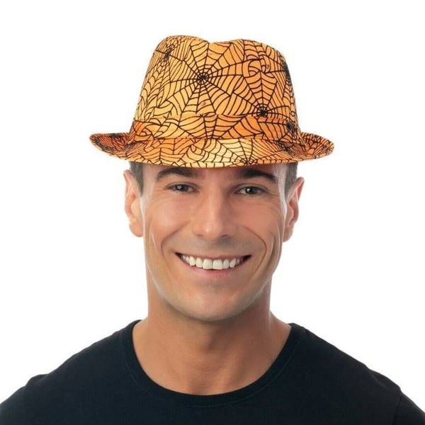 Borsalino spindelnät - PTIT CLOWN - 24115 - Orange - Polyester - Halloween-tillbehör
