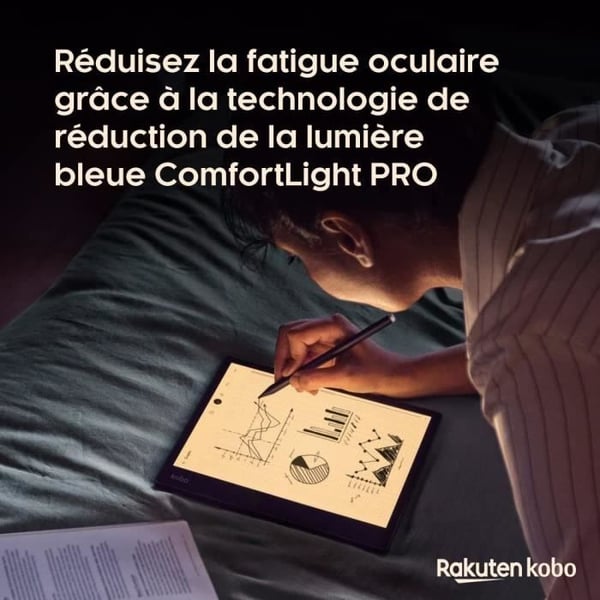 Kobo Elipsa 2E läsare - 10,3" pekskärm - Stylus ingår - WiFi - eBokläsare