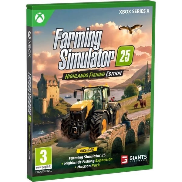 Farming Simulator 25: Highlands Fishing Edition - Xbox Series X spel