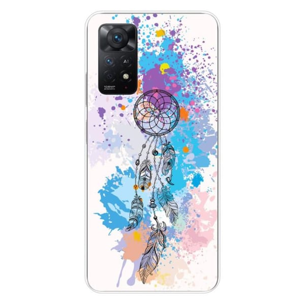 Tryckt silikonfodral kompatibelt Xiaomi Redmi Note 11 Pro Plus 5G Dreamcatcher Färg