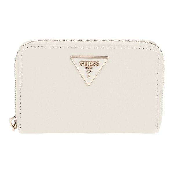 GUESS Plånbok i krämfärg för kvinnor - Laurel II SLG Medium Zip Around Wallet Bone 332953