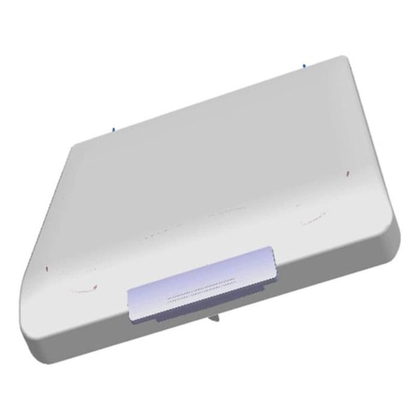 Helt vitt lock för tvättmaskin Electrolux 14022797402