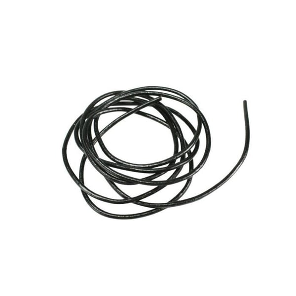 MégaCréa DIY - Lädertråd 2 mm 1 m Svart