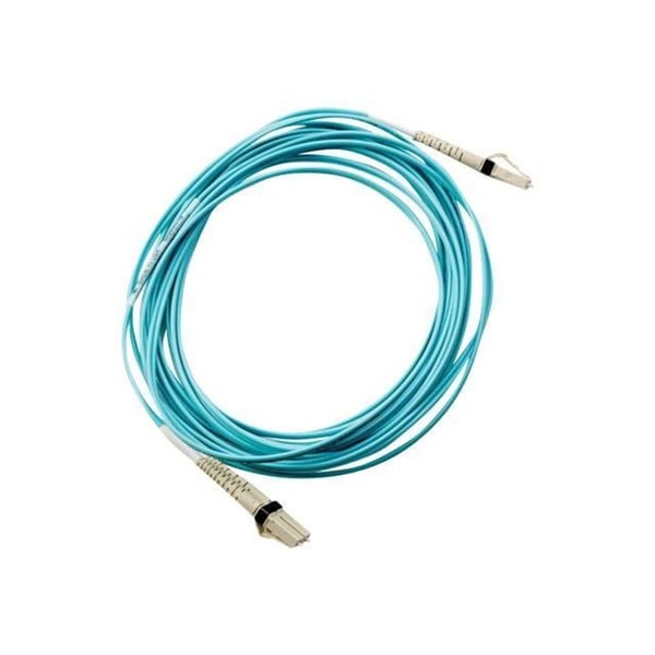 HPE nätverkskabel - 5 m fiberoptik - 1 pack - första ände: 2 x LC hane- USED