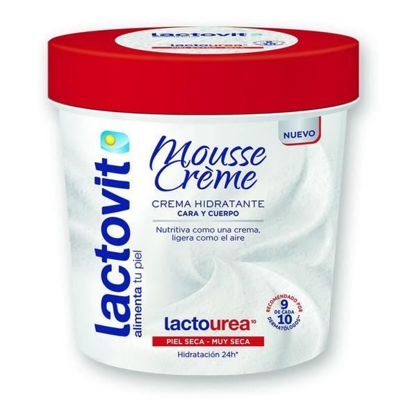 Hudvårdande kroppslotion - LACTOVIT - Lactourea - 250 ml - Mjölk-textur - Utan parabener