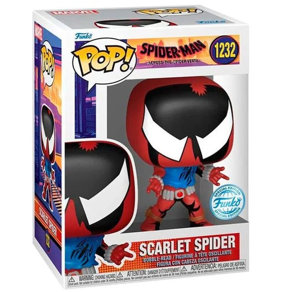 Figur Funko Pop - FUNKO - Spiderman Scarlet Spider - Exklusiv - Detaljerad - Klara färger