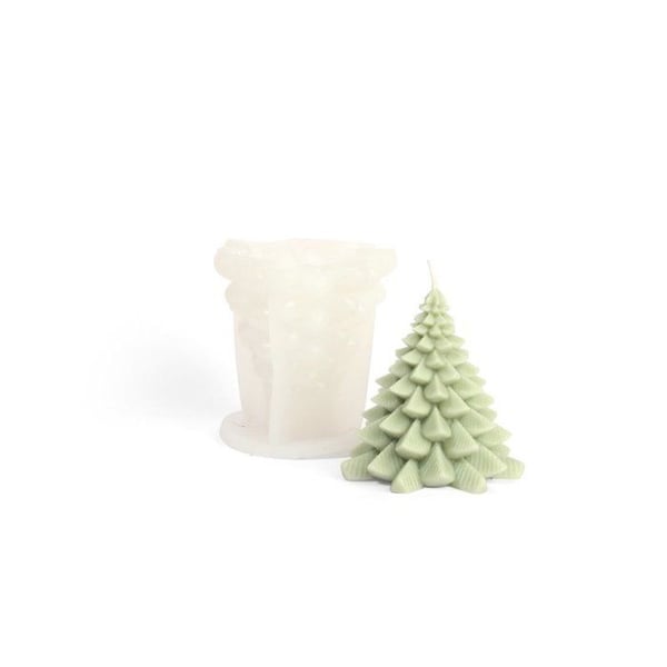SILIKON LJUSFORM - GRAN - DIAM 8,4 H 8,5 CM