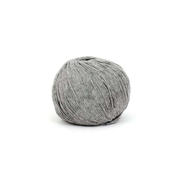DMC - Återvunnen bomullstråd Eco Vita 3mm 100g Stickning och Virkning Col. 112 grå