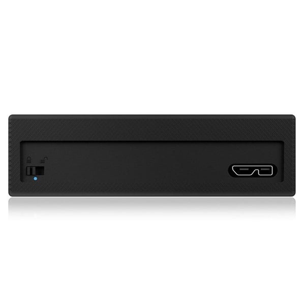 RaidSonic ICY BOX IB-256WP Externt hölje med dataindikator, skrivskyddsswitch 2,5" SATA 6Gb-s USB...