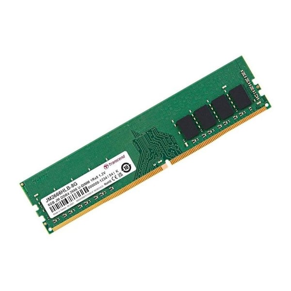 TRANSCEND 8GB DDR4 minnesmodul JM2666HLB-8G - U-DIMM 1Rx8 - 2666 MHz