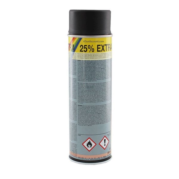 Måla fälgar matt svart, 500ml M04019 - Motip