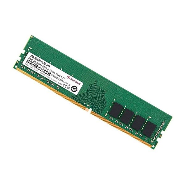 TRANSCEND 8GB DDR4 minnesmodul JM2666HLB-8G - U-DIMM 1Rx8 - 2666 MHz