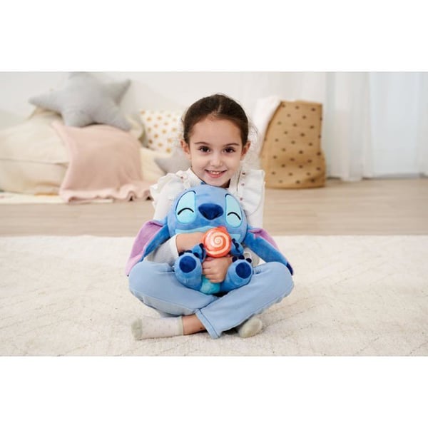 Doudou Nappflaska att gosa med - Simba - Disney Stitch - Blå - 25 cm - Från 0 månader