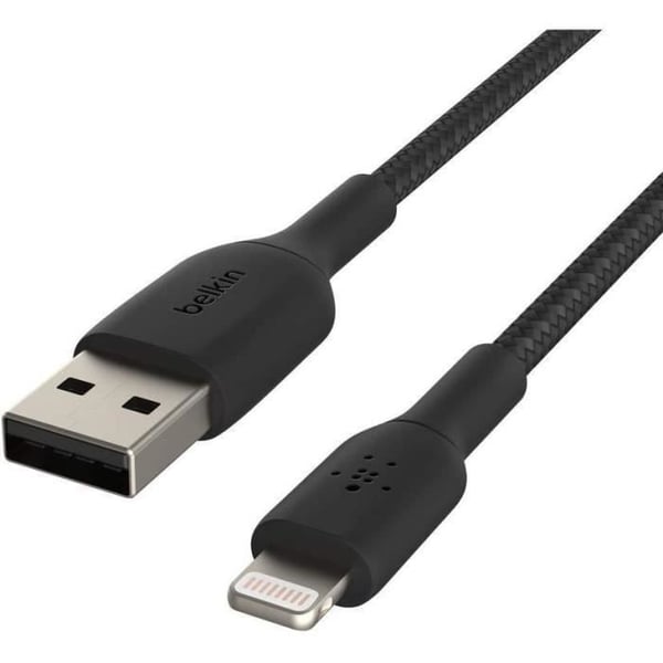 BELKIN - kabel - FLETT A-LTG 0,15M, BLK - FLETT