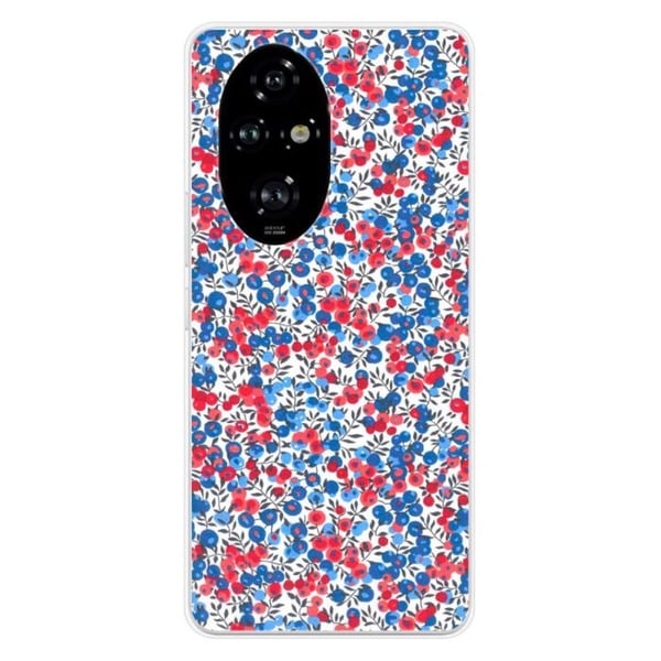 1001Coques - Silikonfodral kompatibelt med Huawei Honor 200 Pro 5G - Liberty Wiltshire blå mönster - Originaldesign tryckt i Frankrike