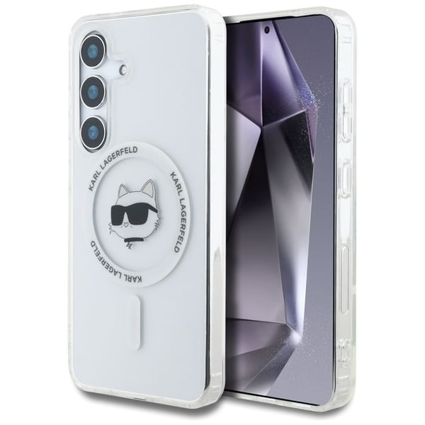 Telefoncover - Karl Lagerfeld - Samsung Galaxy S25 Plus - Hvid - Elegant - Høj kvalitet Telefoncover - Karl Lagerfeld - Samsung Galaxy S25 Plus - Hvid - Elegant - Høj kvalitet