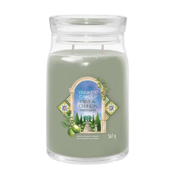 CANDELA GIARA GRANDE SIGNATUR OLIV & CYPRESS - YANKEE CANDLE
