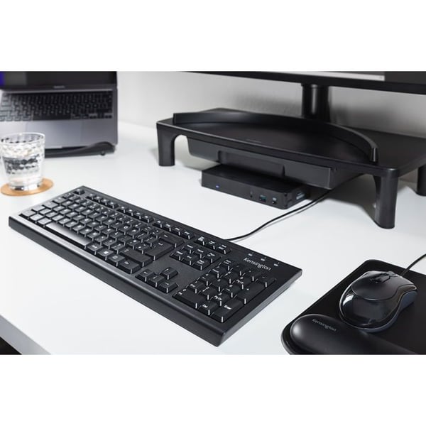 Tangentbord - KENSINGTON - ValueKeyboard - Trådbunden - Tjeckisk - Vattentät - 100% (104 tangenter)
