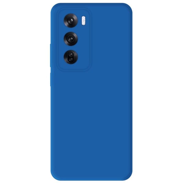 Blå silikonskal - Kompatibel med Oppo Reno 12 Pro
