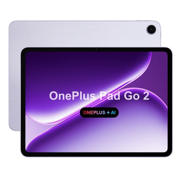 OnePlus Pad Go 2 Violet – 12 Tum Taktile Surfplatta, 8 GB RAM 128 GB, Wi‑Fi, Snabbladdning 33W