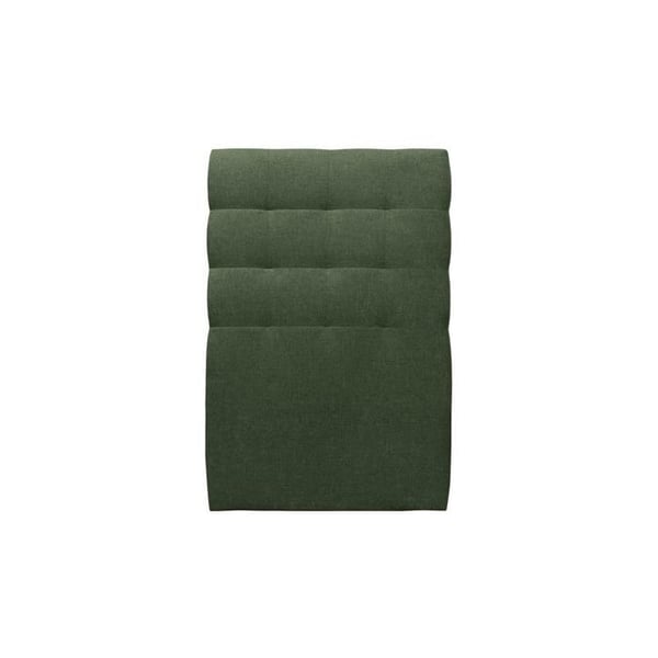 Polsterad Sängtopp Tyg Grön L 90 cm - Tjocklek 10 cm stoppad - Design sängtopp i massivt trä
