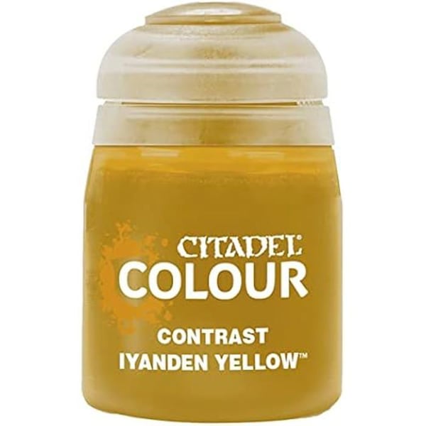 Färg - GAMES WORKSHOP - Citadel Contrast Iyanden Yellow - 18ml - Akrylic - Metallisk