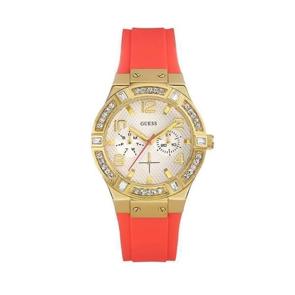 Damer klocka - Guess - W0564L2 - Kvarts - Analog - Orange