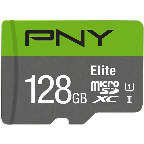 PNY Elite - MicroSDXC-minneskort - 128 GB - UHS-I U1 Klass 10 - 100 MB/s
