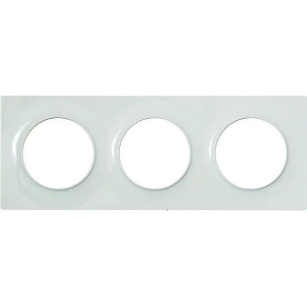 SCHNEIDER ELECTRIC Avslutningsplatta 3 fack Odace Styl vit