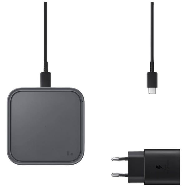 Samsung Trådløs Oplader Pad EP-P2400T EP-P2400TBEGEU USB-C® Udgange mørkegrå 2.77 A