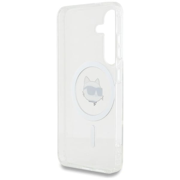 Telefoncover - Karl Lagerfeld - Samsung Galaxy S25 Plus - Hvid - Elegant - Høj kvalitet