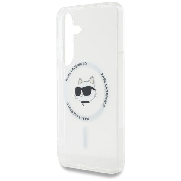 Telefoncover - Karl Lagerfeld - Samsung Galaxy S25 Plus - Hvid - Elegant - Høj kvalitet