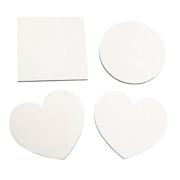 Magneter - MEGACREA DIY - Set om 4 - Stärkt kartong - Anpassningsbara - För barn