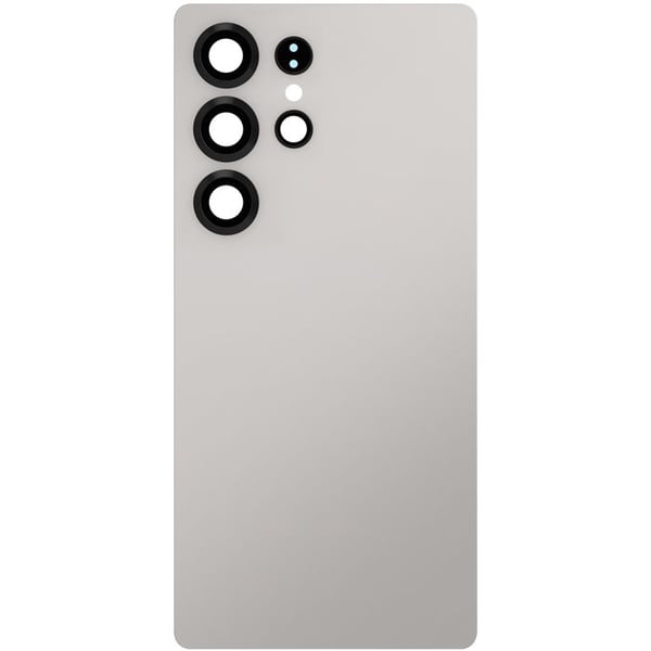 Bakre glas batterifack för Galaxy S25 Ultra Ersatzdel Grå