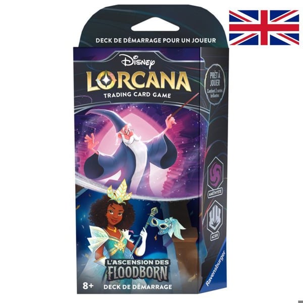 Startpaket - Lorcana - Kapitel 2 Amethyst Och Stål - 60 kort - 11 mynt - 1 regelbok