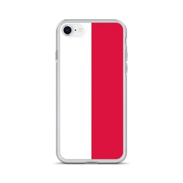 Telefonfodral - PIXELFORMA - Polens flagga - Kompatibel med iPhone 6S Plus - Mjuk - Stöttålig