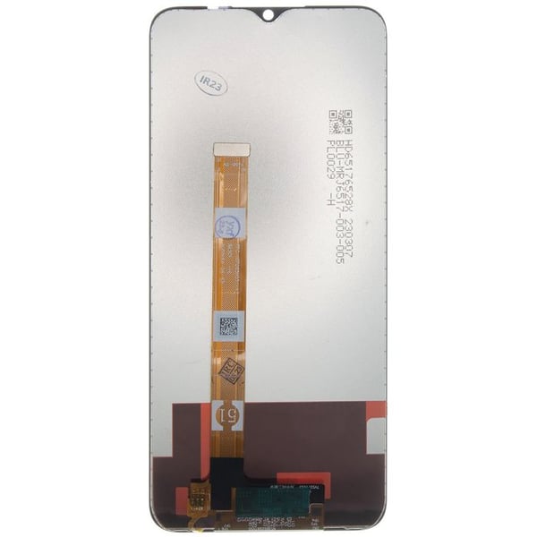 LCD IPS-skärm - AVIZAR - Realme 7i - Förmonterad - Kapacitiv Pekskärm - Svart