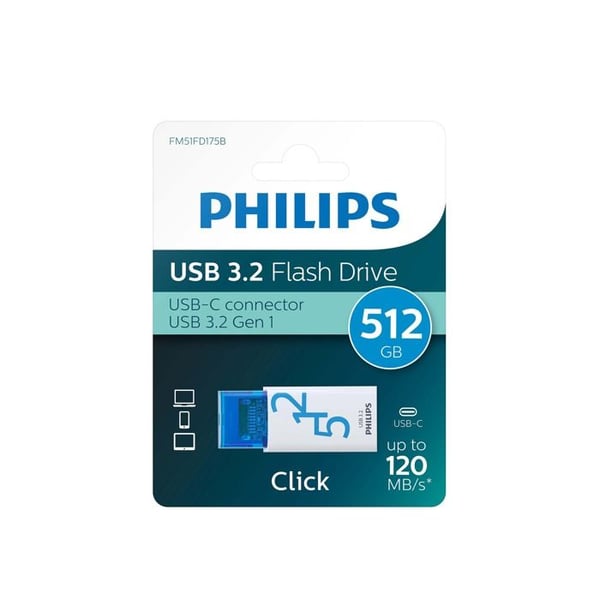 PHILIPS Cle USB-C Klick 3.2 GB