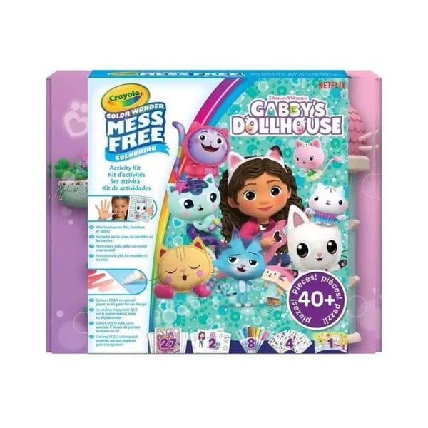 Aktivitetsväska färgläggning - CRAYOLA - Color Wonder - Gabby’s Dockhus - Från 3 år