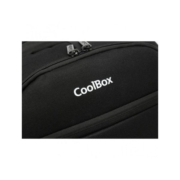 CoolBox Vattentät Svart Ryggsäck för Laptop upp till 15.6"